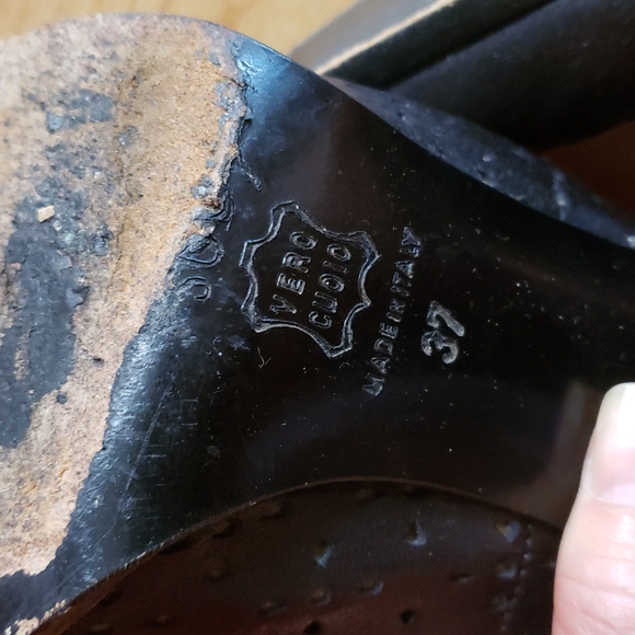 Plein sud black leather laser cut sock boot 37 7 7.5 - Picture 10 of 10